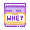 Whey Protein Container Icon