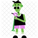 Whimsical Green Being  Icon