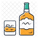 Whisky Flasche Alt Symbol