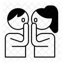 Whispering Couple Icon