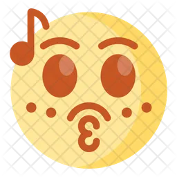 Whistle Emoji Icon