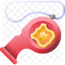 Whistle Referee Sport Icon