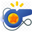 Whistle Referee Sport Icon