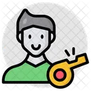 Whistle Shrill Sound Blare Icon