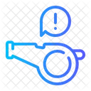 Whistleblower Danger Warning Icon