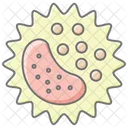 White Blood Cell Awesome Lineal Color Icon Icon