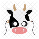 Cow Mask Vector Icon