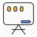 White Board Board Presentation Icon