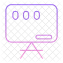 White Board Board Presentation Icon