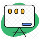 White Board Board Presentation Icon