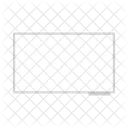White Board Back To School Icon Decoration Object Icon