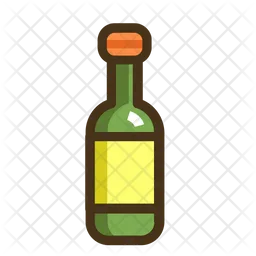 White bottle  Icon