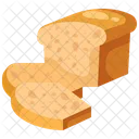 White Bread Bread Slice Bread Loaf Icon