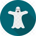 White Ghost Ghost Halloween Icon