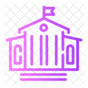 White House Building Monument Icon
