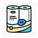 White Roll Paper Icon