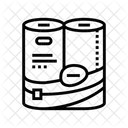 White Roll Paper Icon