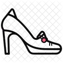White Kitten Heel Women'sShoes  Icon