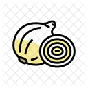 White Onion Purple Vegetable Icon