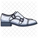 White Oxford Boots Shoes  Icon