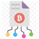 White Paper Blockchain Ico Icon