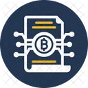 White Paper Bitcoin Paper Documents Icon