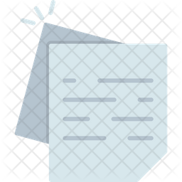 White Paper Icon - Download in Flat Style