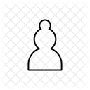 Chess Symbols White Pawn Chess Bishop Icon