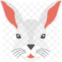 White Rabbit Face Icon