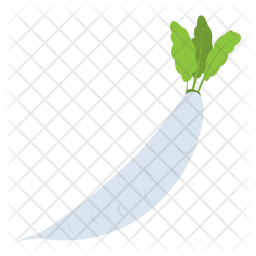 White Radish Icon