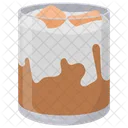 White Russian Coffee Liqueur Cream Icon