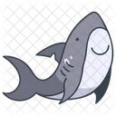 White Shark Shark Fish Icon