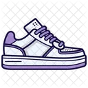 White sneaker  Shoes  Symbol