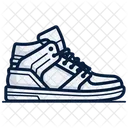 White Sneakers Shoes  Icon