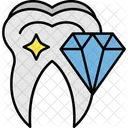 White Teeth Whitening Bright Smile Icon