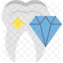 White Teeth Whitening Bright Smile Icon