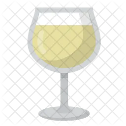White Wine Glass  Icon