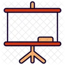 White Board Board Presentation Icon