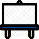 Whiteboard Blackboard Graph Icon