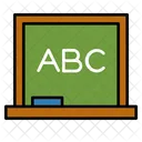Whiteboard Alphabet Classroom Icon