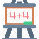 Whiteboard Halkboard Math Class Icon