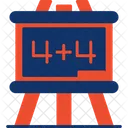 Whiteboard Halkboard Math Class Icon
