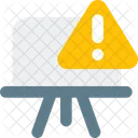 Whiteboard Alert  Icon
