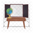 Whiteboard Presentation Board Icon