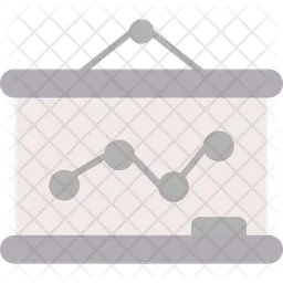 Whiteboard Graph  Icon