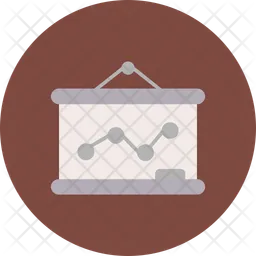 Whiteboard Graph  Icon