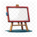 Whiteboard Presentation Board Icon