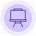 Whiteboard Line Icon Icon