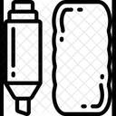 Whiteboard-Stiftradierer  Symbol