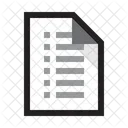 Whitelist Document List Icône